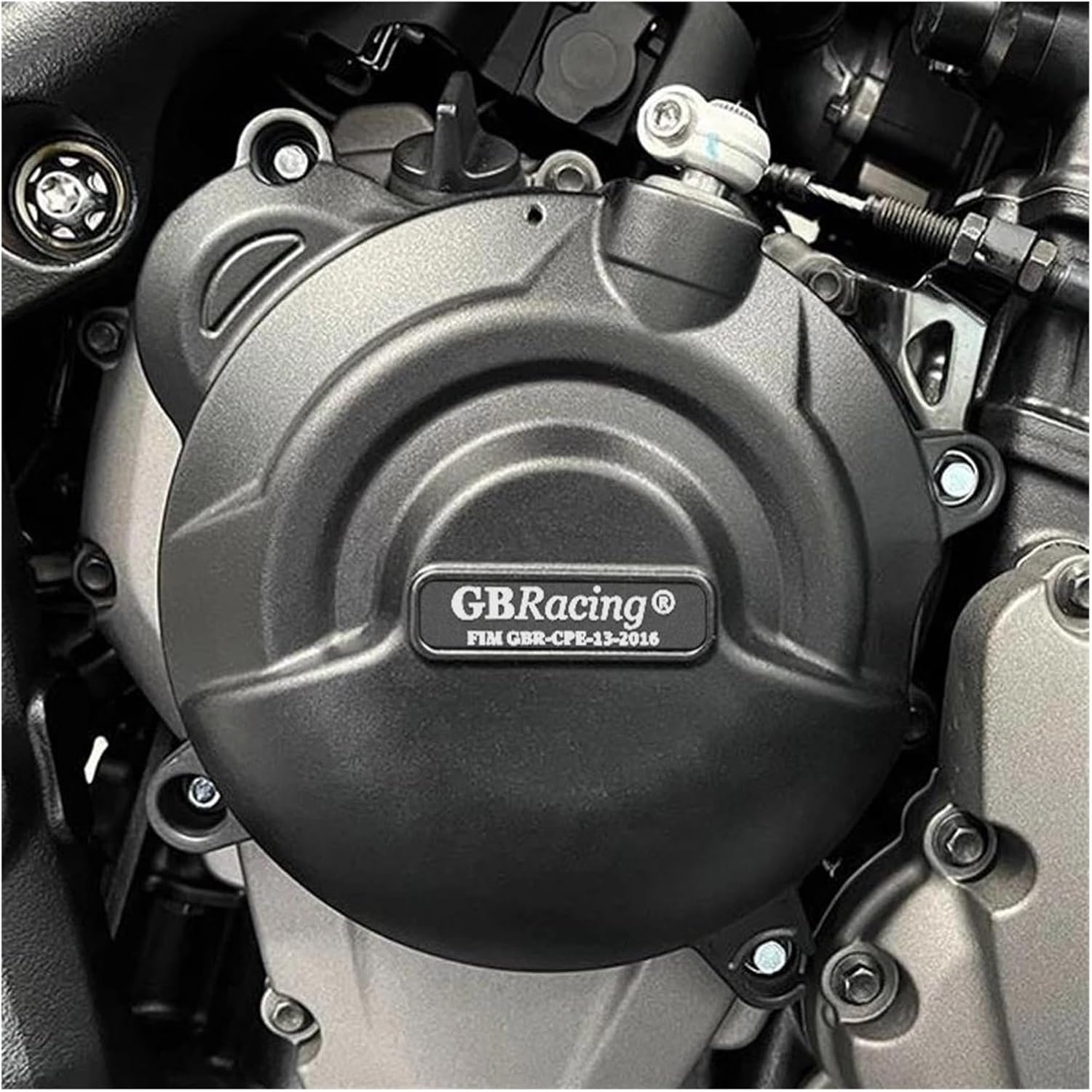 Motorcycle Crankcases Engine Guards Motorcycle Engine Crankcase Protective Cover for Triumph Speed Triple 1200RS 1200RR Tiger 1200 2018-2023 Engine Timing Parts Covers(Black)