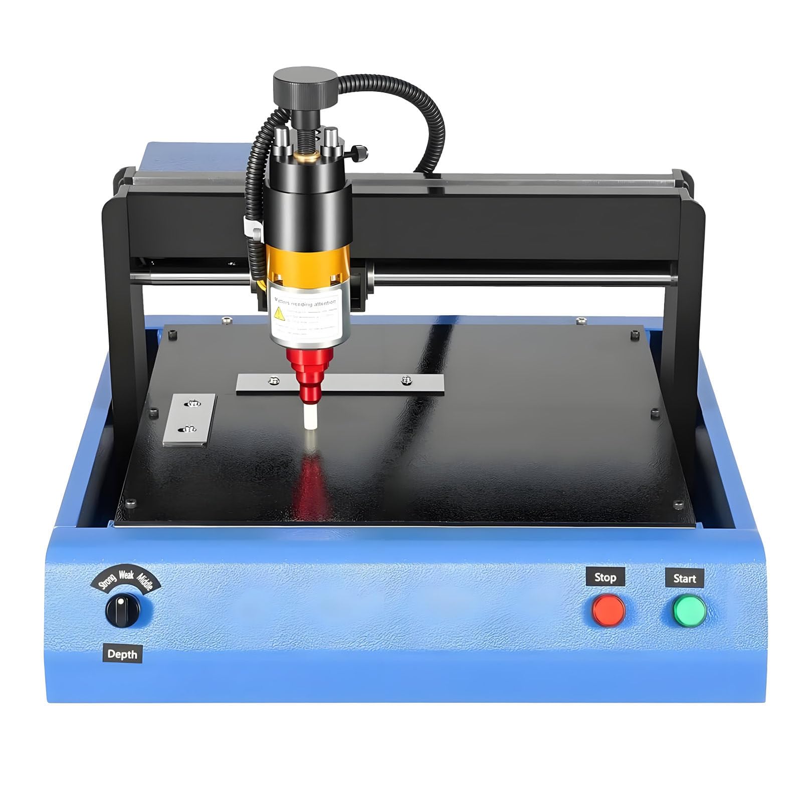 LwiftGal Electric Marking Machine Portable Metal Plastic Engraving Machine Desktop Nameplate Tag Marking Tool,0.05-2mm Depth,For Mark Fixed Character Serial Number 400w 300 * 200mm
