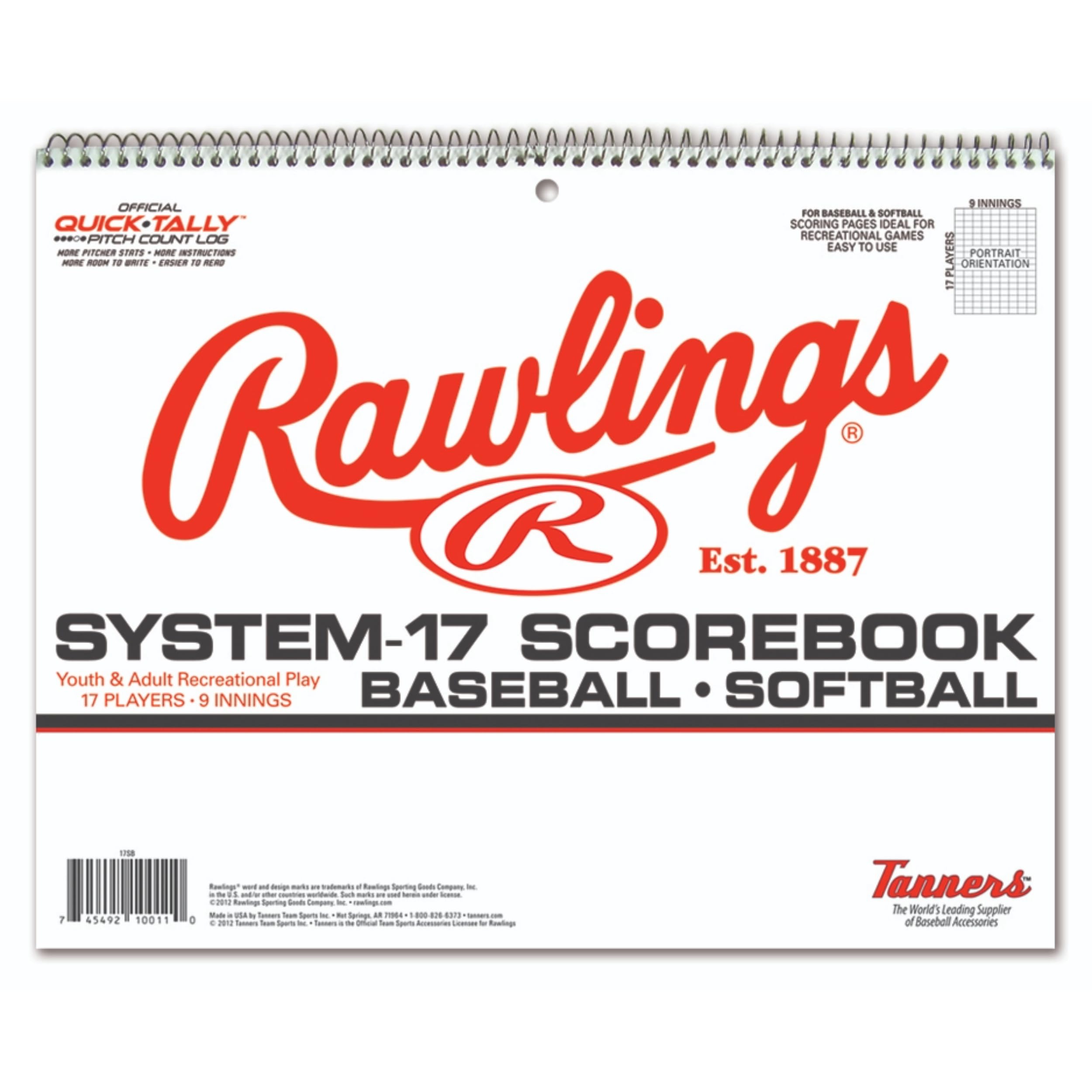 System 17 Baseball/Softball Scorebook