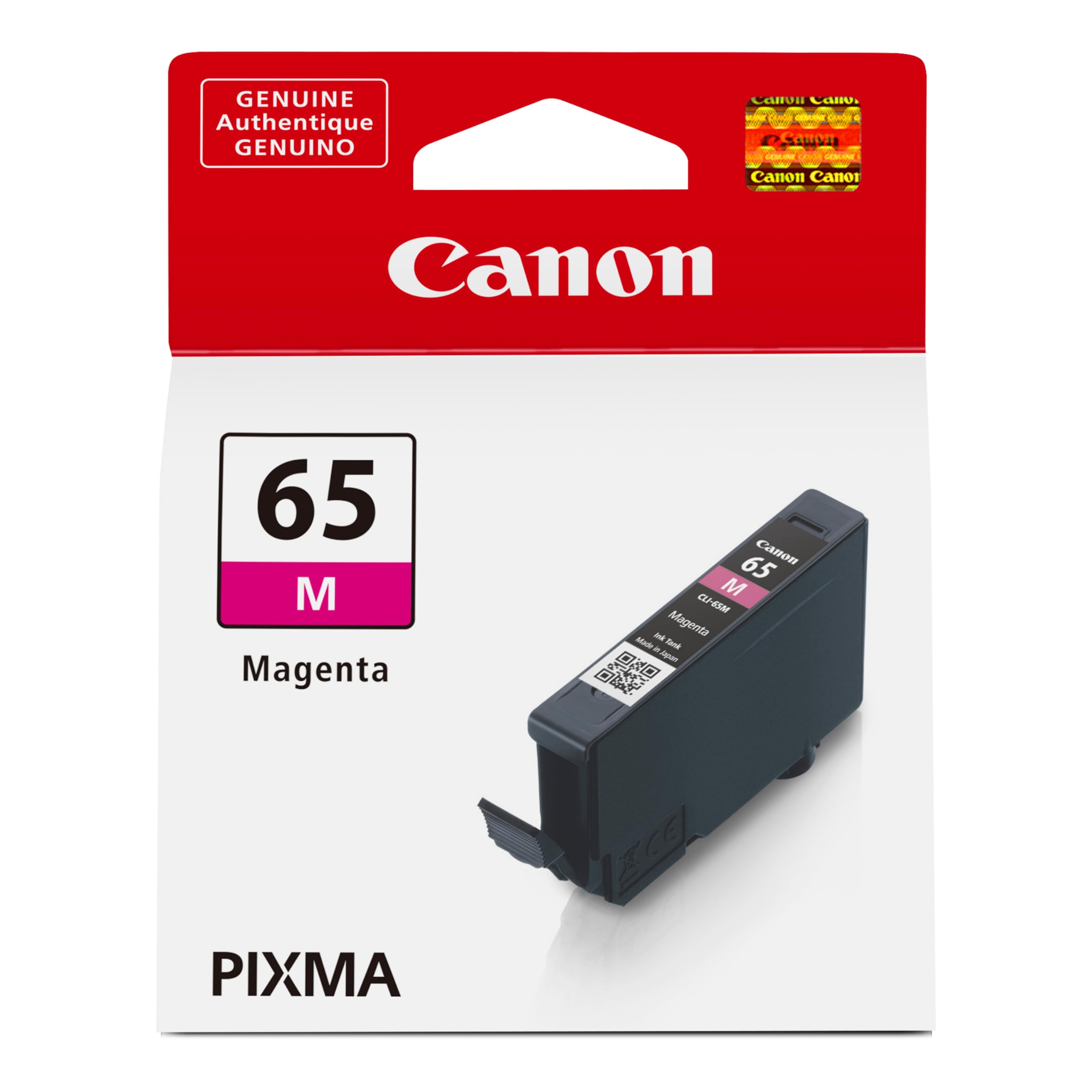 Canon CLI-65 Genuine Magenta Ink Tank, Compatible with PIXMA PRO-200, and PIXMA PRO-200S Printers