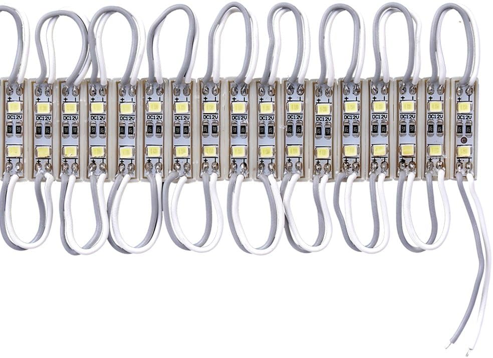 DC 12V 2835 SMD 2 LED 20pcs White Waterproof IP65 Mini Led Modules for indoor lighting outdoor lighting Waterproof decorative lighting