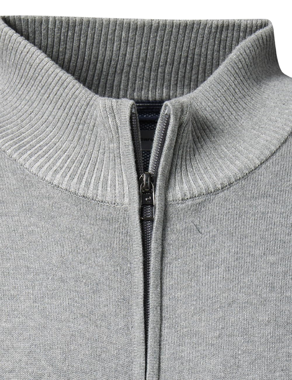 Pierre Cardin Herren Pullover Rundhals Strickjacke StKrgRV | Männer Basic Strickpulli | Mordern Fit