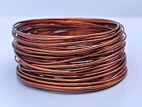 Vista 16 de Alambre de aluminio anodizado calibre 15 de 49 pies para hacer joyas y manualidades (0.059 in, negro, 41510)