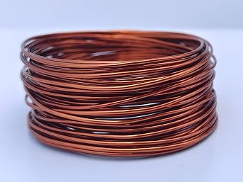 15 Gauge Anodized Aluminum Wire 49 Feet for Jewelry Making Craft DIY1.5mm,Copper,41518