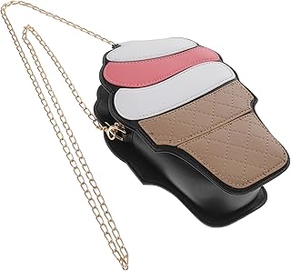 Bolsa Crossbody Em Formato De Sorvete Bolsa De Ombro De Comida Da Moda Bolsa De Ombro De Sorvete Bolsa Crossbody Em Formato De Sorvete Bolsa De Mão Fofa Bolsa De Ombro Fofa