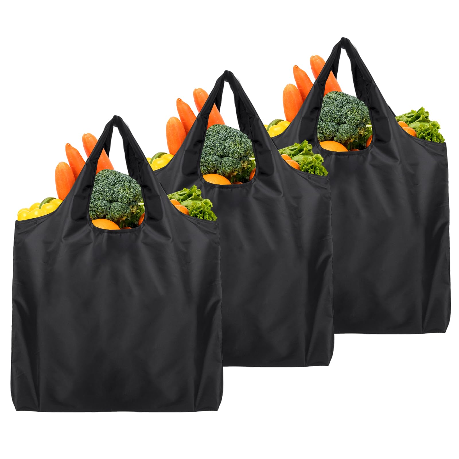 3 Pezzi Borse Spesa Pieghevole Nero, 50 x 46 cm Borse Shopper  Riutilizzabile, Borsa Della Spesa Tascabile, Aalto Volume, Lavabile,  Impermeabilizzazione, Leggera, per Supermercato, Viaggi, Campeggio : Amazon.it:  Casa e cucina