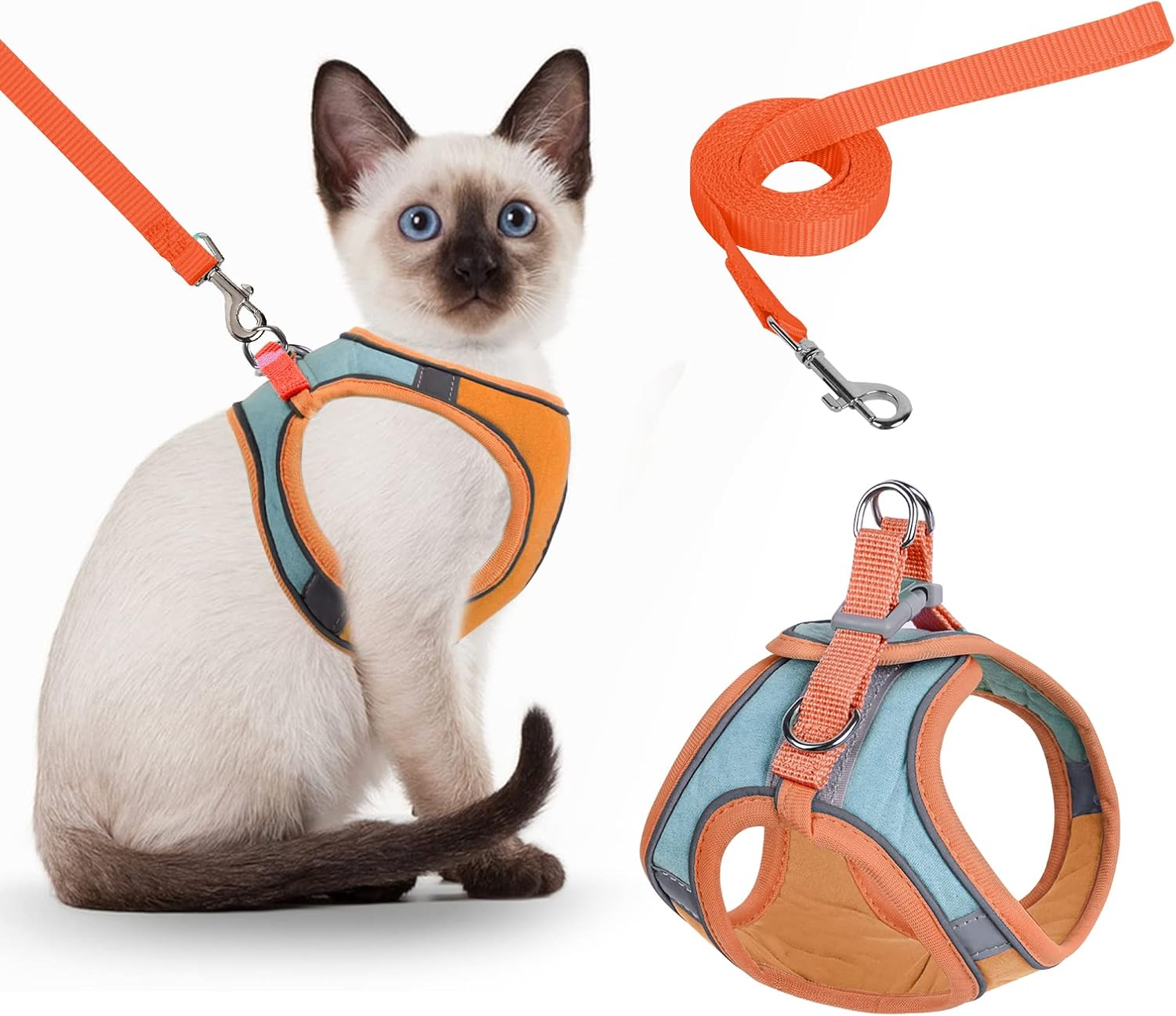 NiCoLa EscapeProof Cat Harness, with Reflective Strip AntiCat Harness