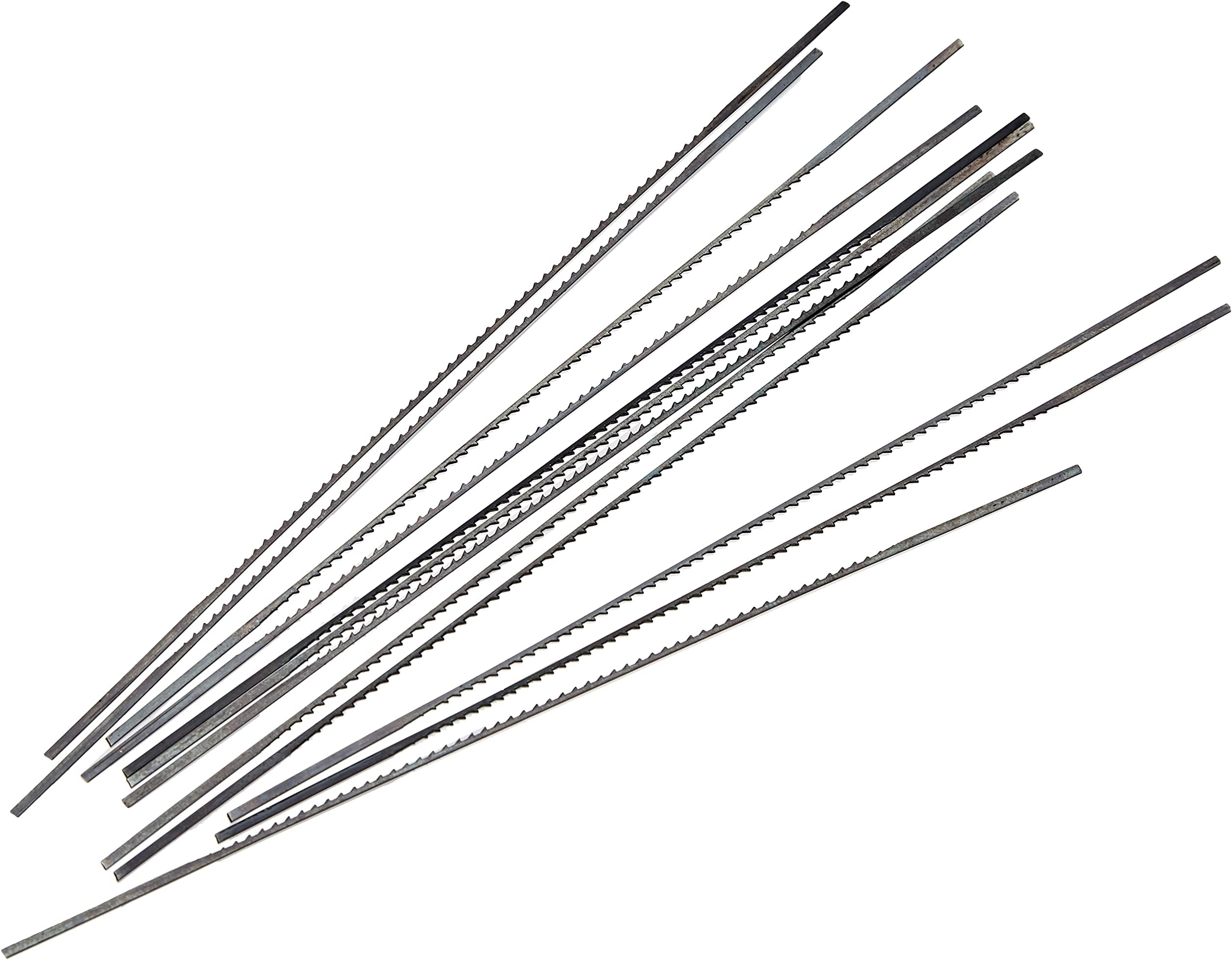 Super-cut Scroll Saw Blades, 12 pack (No. 5, 17 TPI) Steel, Standard Version, for Wood, Plastic, Perspex, Soft Metals