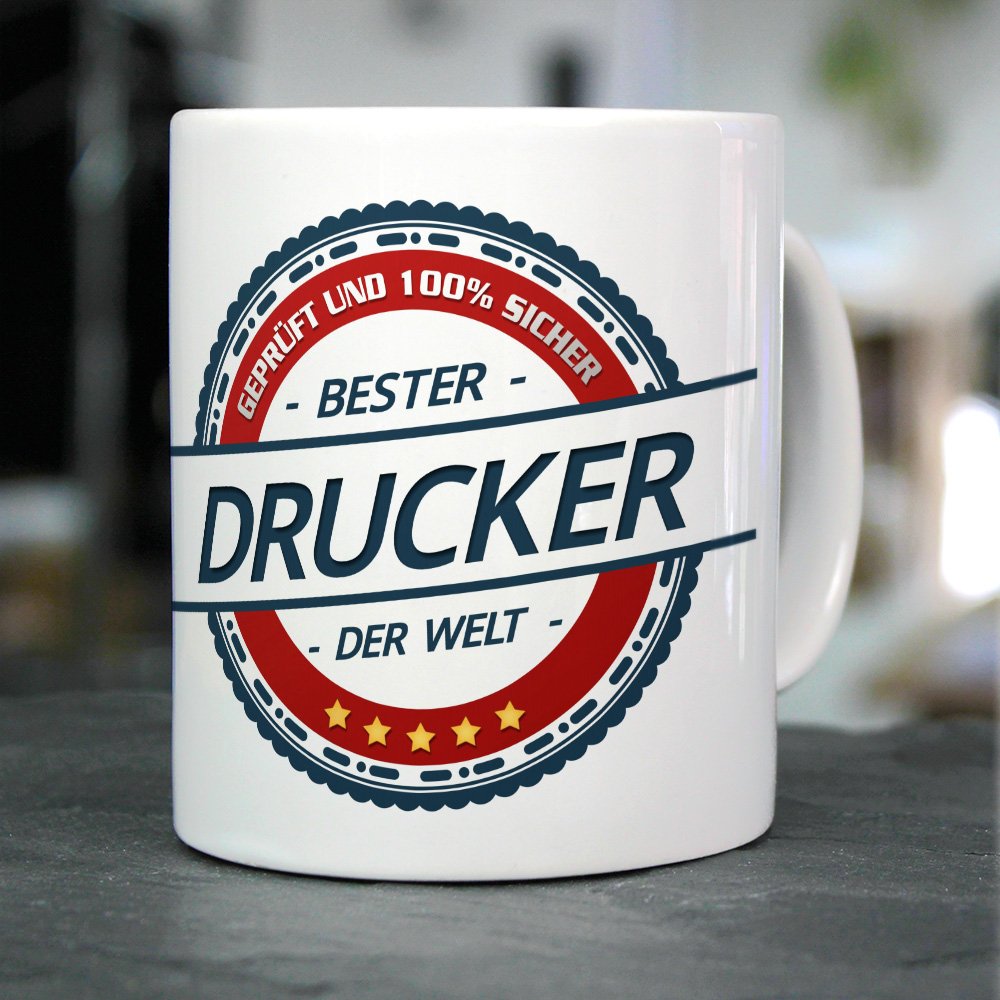 Printplanet Tasse „Fahrlehrer“ – Personalisierter Kaffeebecher Mit Berufs-Motiv