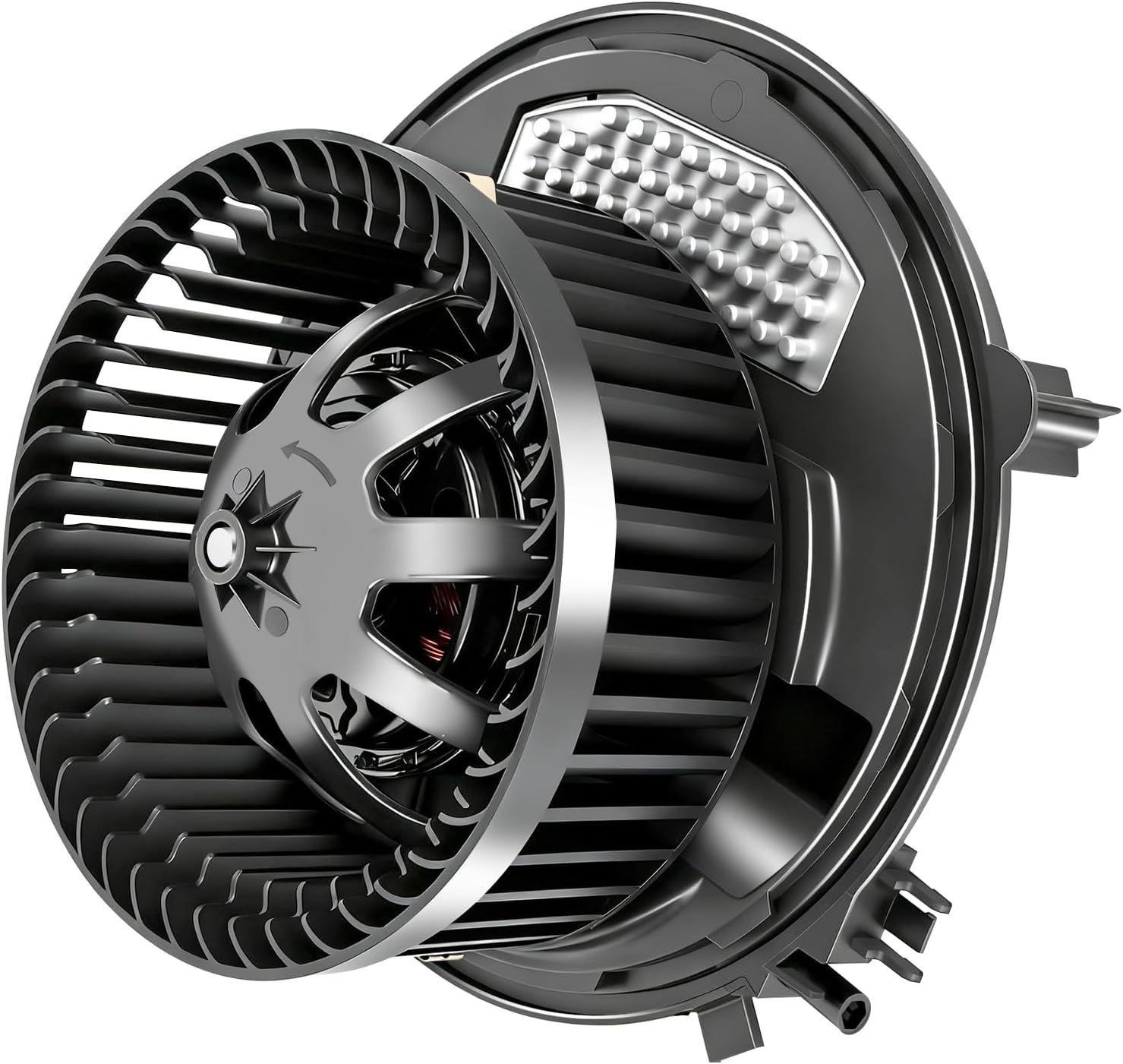 AC Blower Motor Fan 700341 5Q1819021 HVAC Heater Blower Motor Compatible with A3 Quattro 2018-2020, for RS3 2017-2020, for Golf for GTI 2015-2021, for Jetta for Tiguan for S3 5Q1819021B