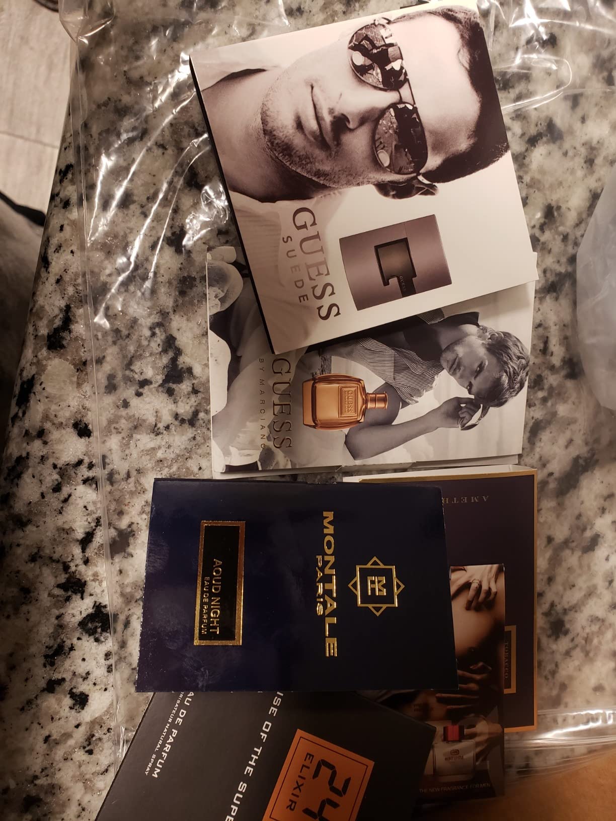 5/mo Finance Men's Cologne Sample Vial Set Lot x 6 Fragrance Sampler