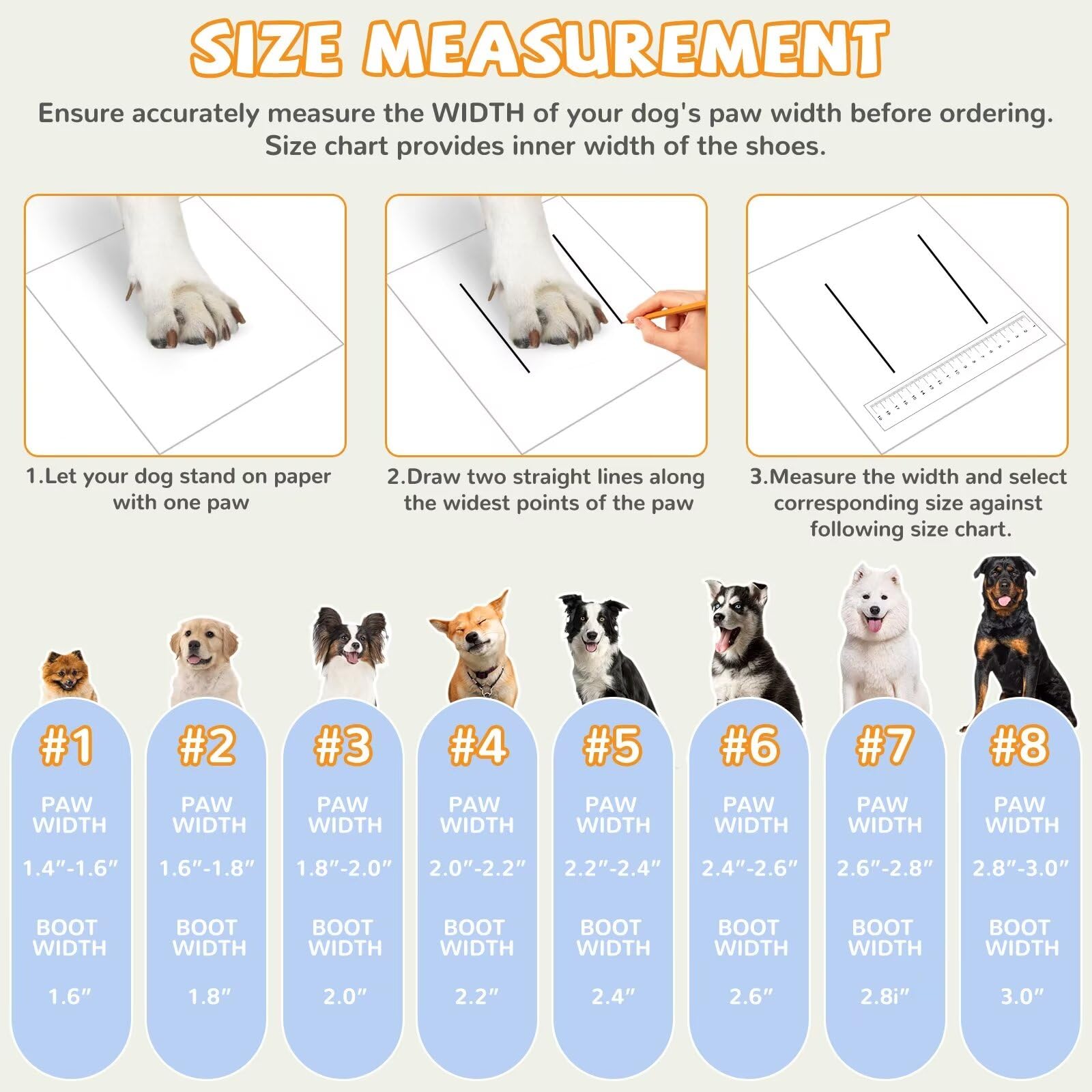 Hundeschuhe für große, kleine, mittelgroße Hunde, Hundeschuhe und Pfotenschutz gegen Lecken, Hundestiefel mit reflektierendem für heiße Pflastersteine, Hartholzböden, Winterschnee, Wandern (Schwarz