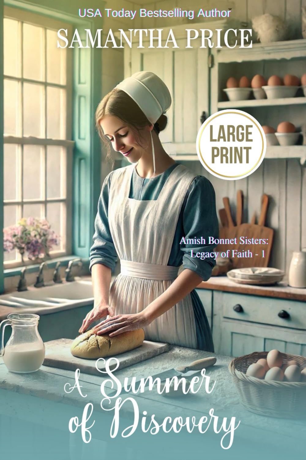 A Summer of Discovery LARGE PRINT (Amish Bonnet Sisters: Legacy of Faith - Large Print Editions)