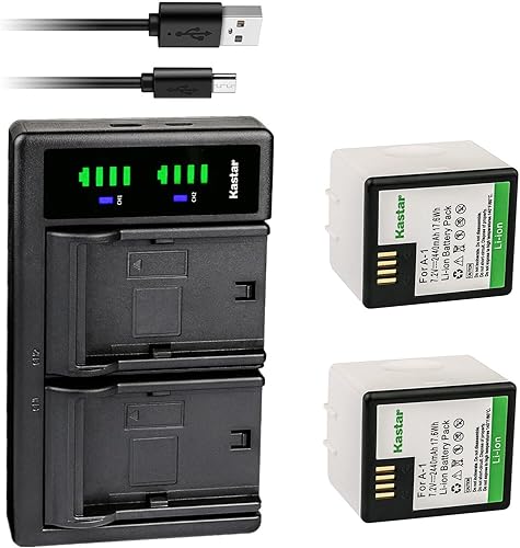 Miniatura 7 de Kastar Paquete de 3 baterías + cargador USB LTD2 compatible con Arlo A-1, A-1B, A-1C, PN batería 308-10029-01, Arlo Pro, VMC4030, Arlo Pro2, Pro 2,