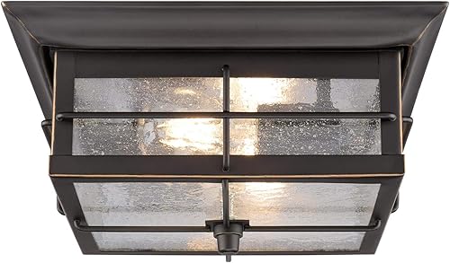 Miniatura 5 de Westinghouse Lighting 6204800 Orwell - Lámpara de 2 luces y montaje empotrado para exteriores