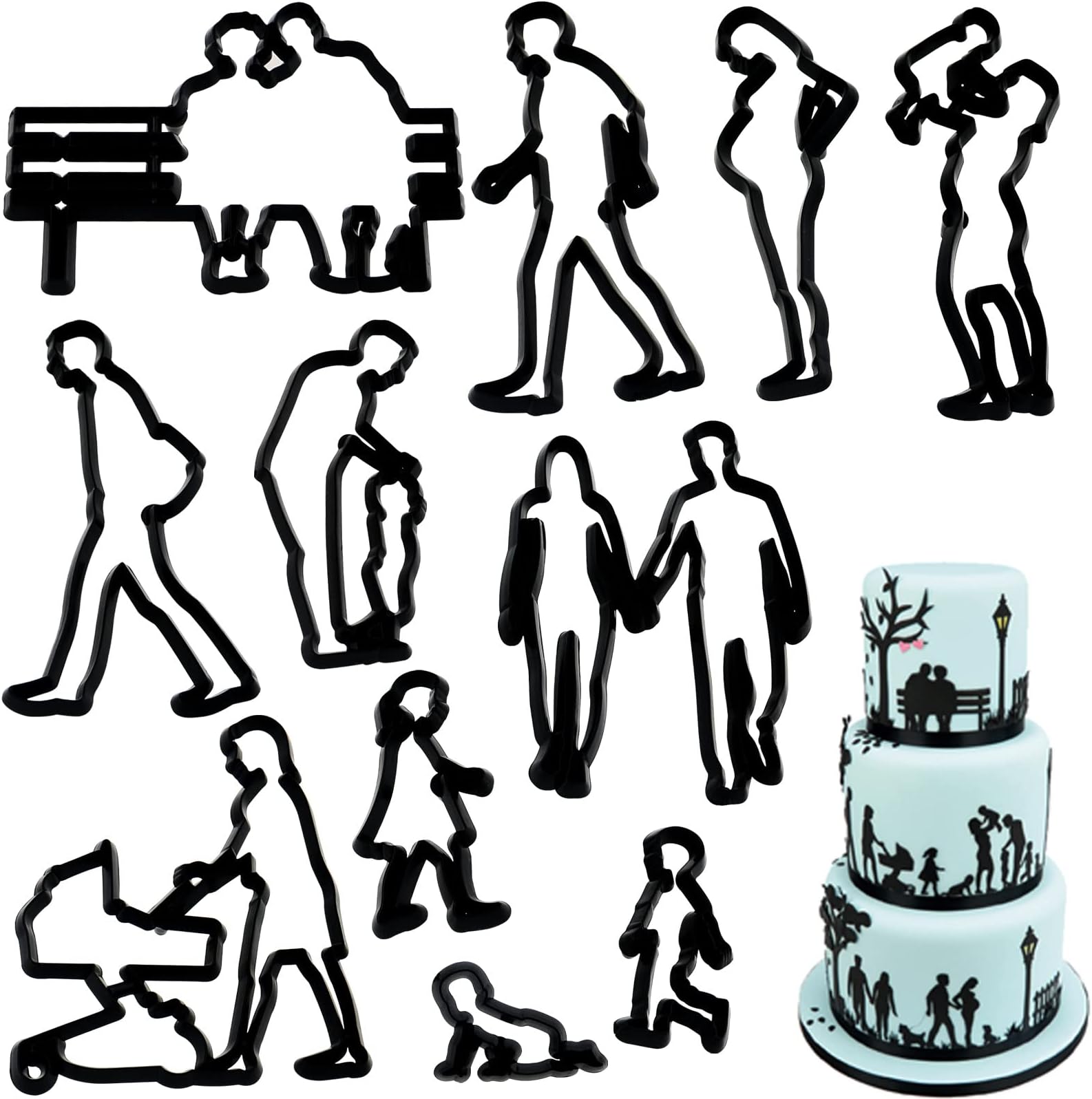 Patchwork Cutters Disco Dancers Sugarcraft Cutter Amazon.co.uk