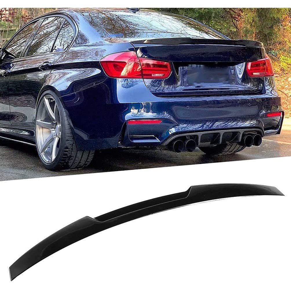 Voiture Becquets arrière Pour BMW 3 Series F30 2013-2019 /M3 F80 Sedan 2014-2018 ,ABS Ailettes arrière Aileron de toit Coffre Aile Personnalisation armatures caisse modification Pièces détachées
