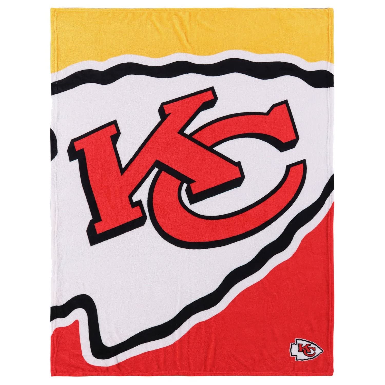 FOCO NFL Decke mit Team Logo Tagesdecke Bettüberwurf American Football alle Teams