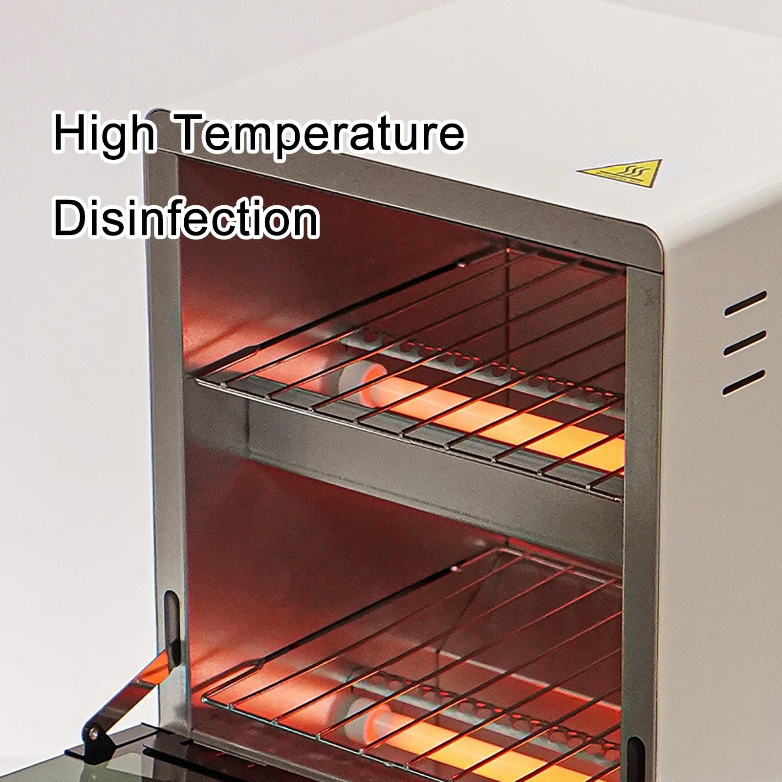 Disinfetta per strumenti per unghie, disinfettante per unghie, 12 l, doppio strato, grande capacità, timer e temperatura regolabili, compatibile con attrezzi multipli
