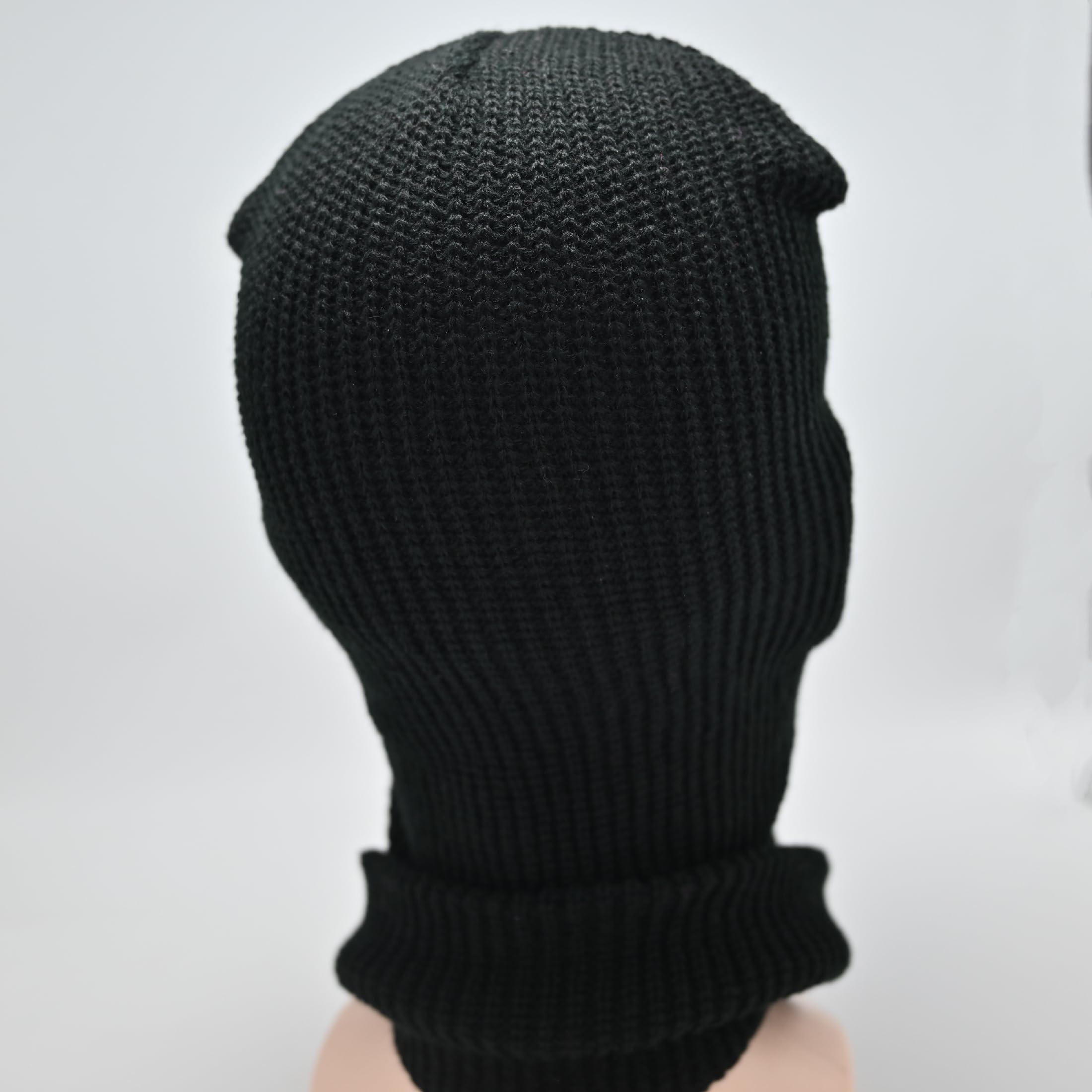 2 Piezas Pasamontañas Negro, Pasamontañas de 3 Agujeros, Balaclava Negro,Punto de Invierno Cubierta Facial cálida, Gorro de Esquí para Ciclismo Deportes al Aire Libre