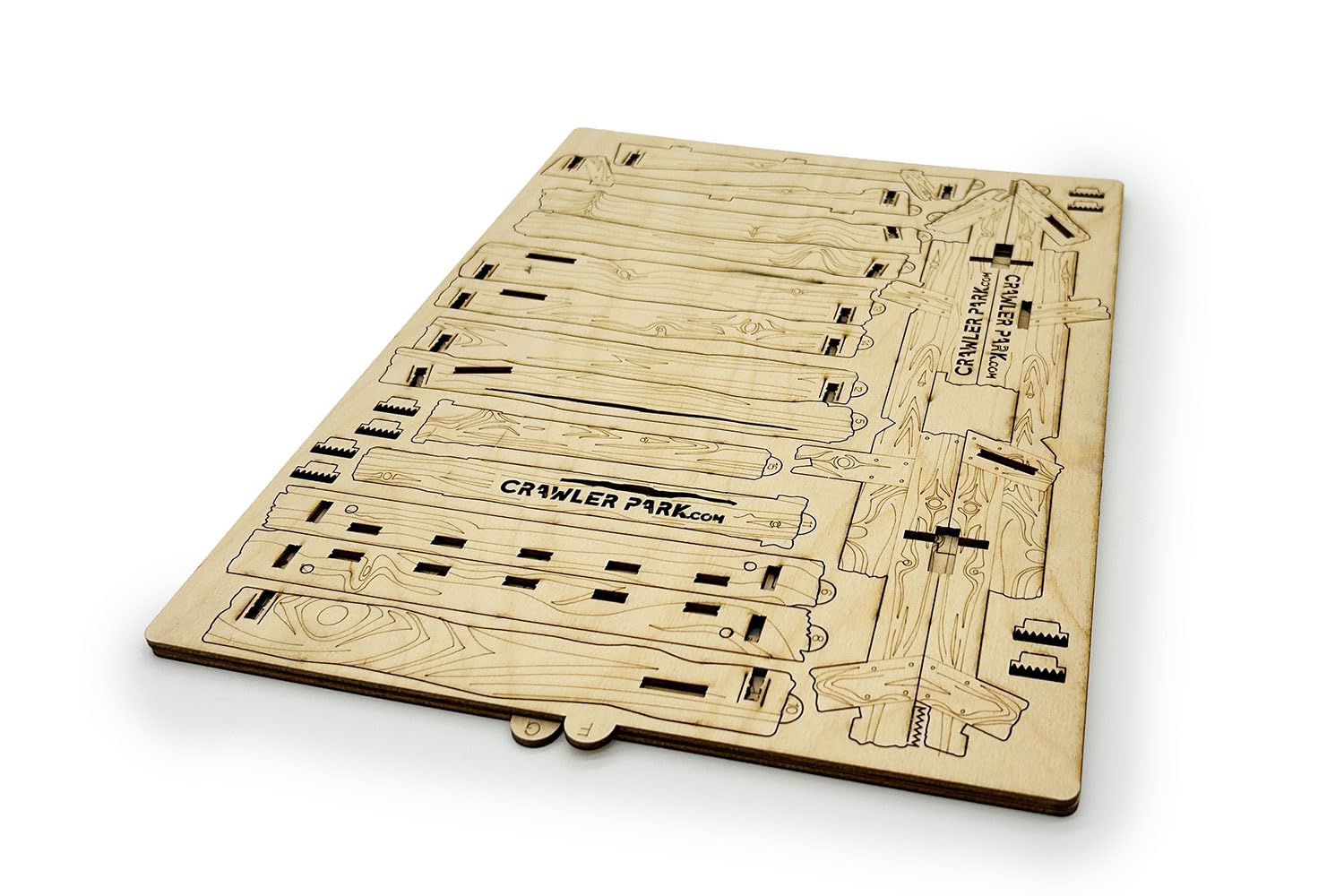KIT Base di 2 Ostacoli per RC Crawler Park Course 1/24 & 1/18 Scala