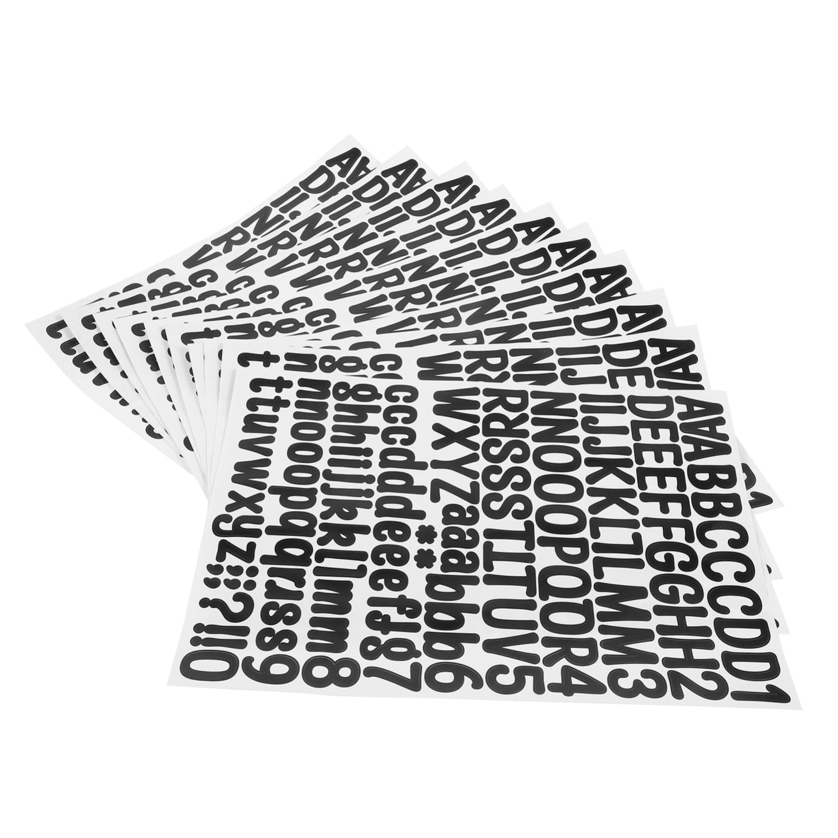 Pegatinas de letras vinilo SHINEOFI 12 hojas para personalizar tazas y botes de cocina
