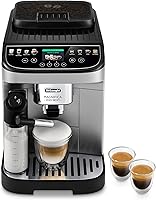 Vista 10 de De'Longhi Magnifica Start - Máquina automática de café expreso con espumador de leche automático y molinillo integrado, 5 recetas de un solo toque
