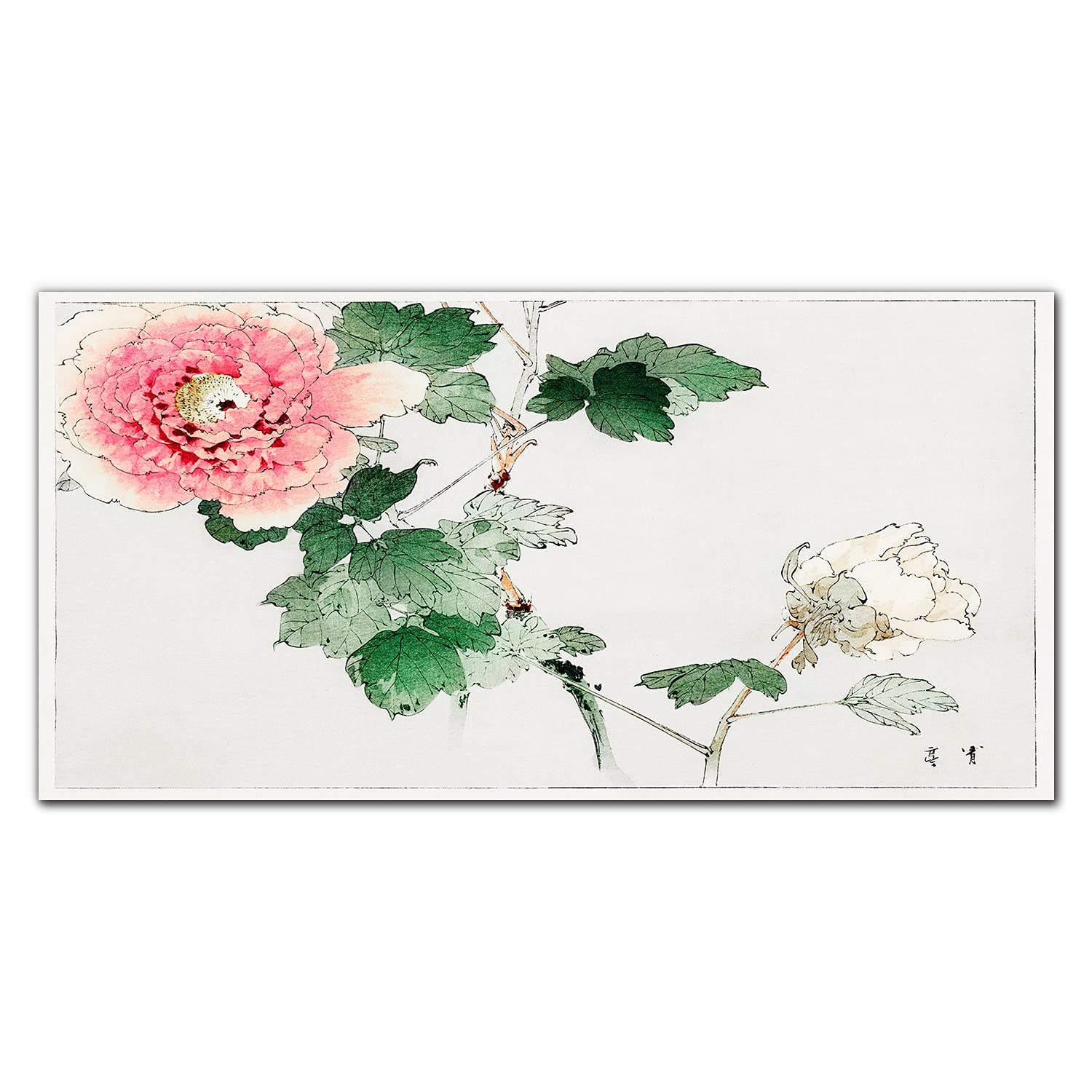 Crédence de cuisine 120x60 protection dosseret verre trempé mural adhésif fleurs