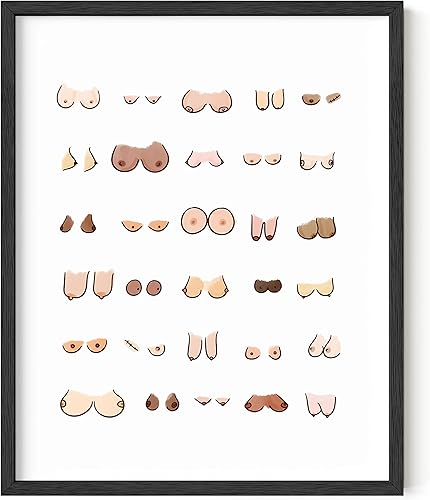 Miniatura 126 de HAUS AND HUES Decoración Divertida de Baño – Arte de Pared de Barba y Mullet, Letrero Humorístico de Baño, Impresión de Pared Divertida para Baño o