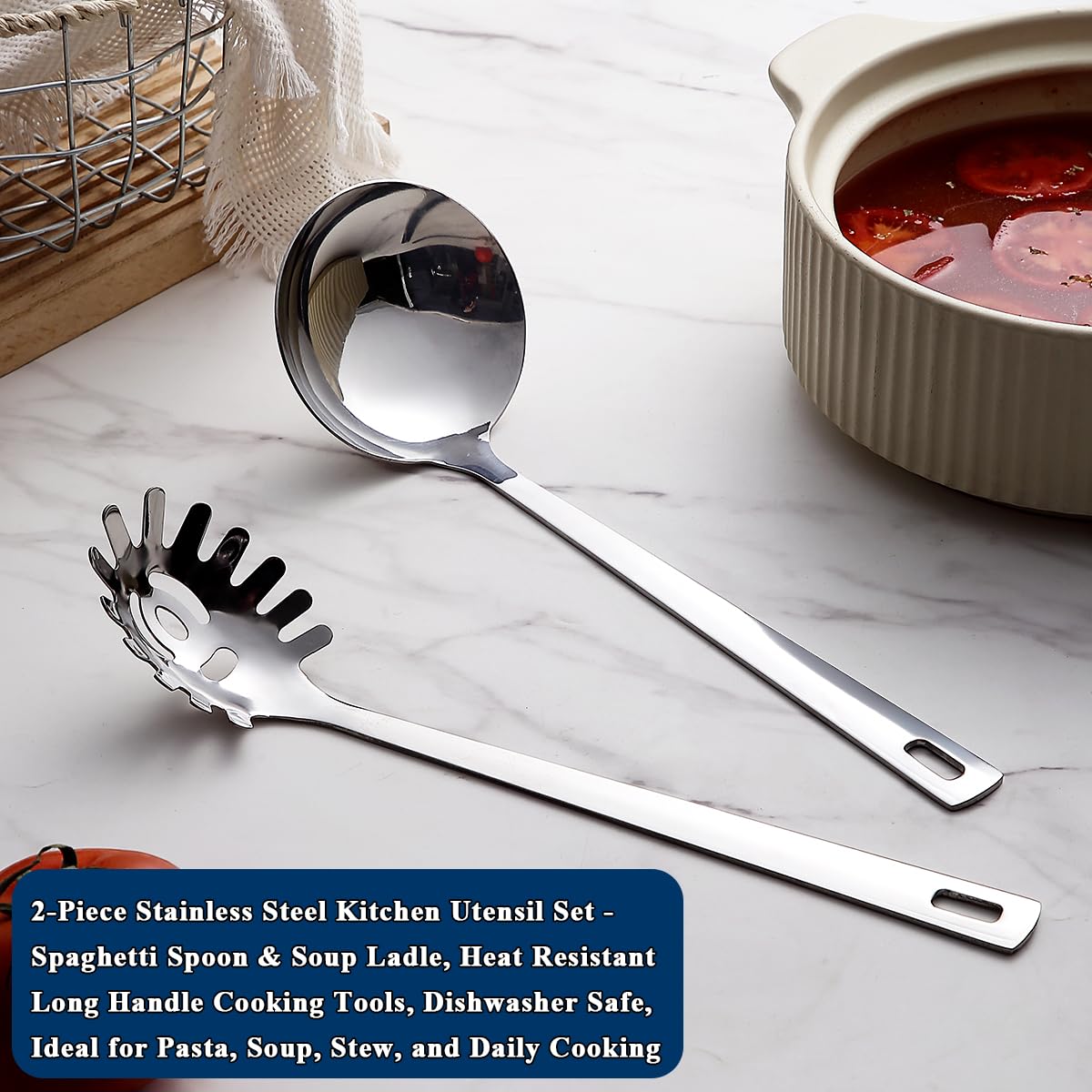 Berglander Ladle & Spaghetti Spoon Set -3