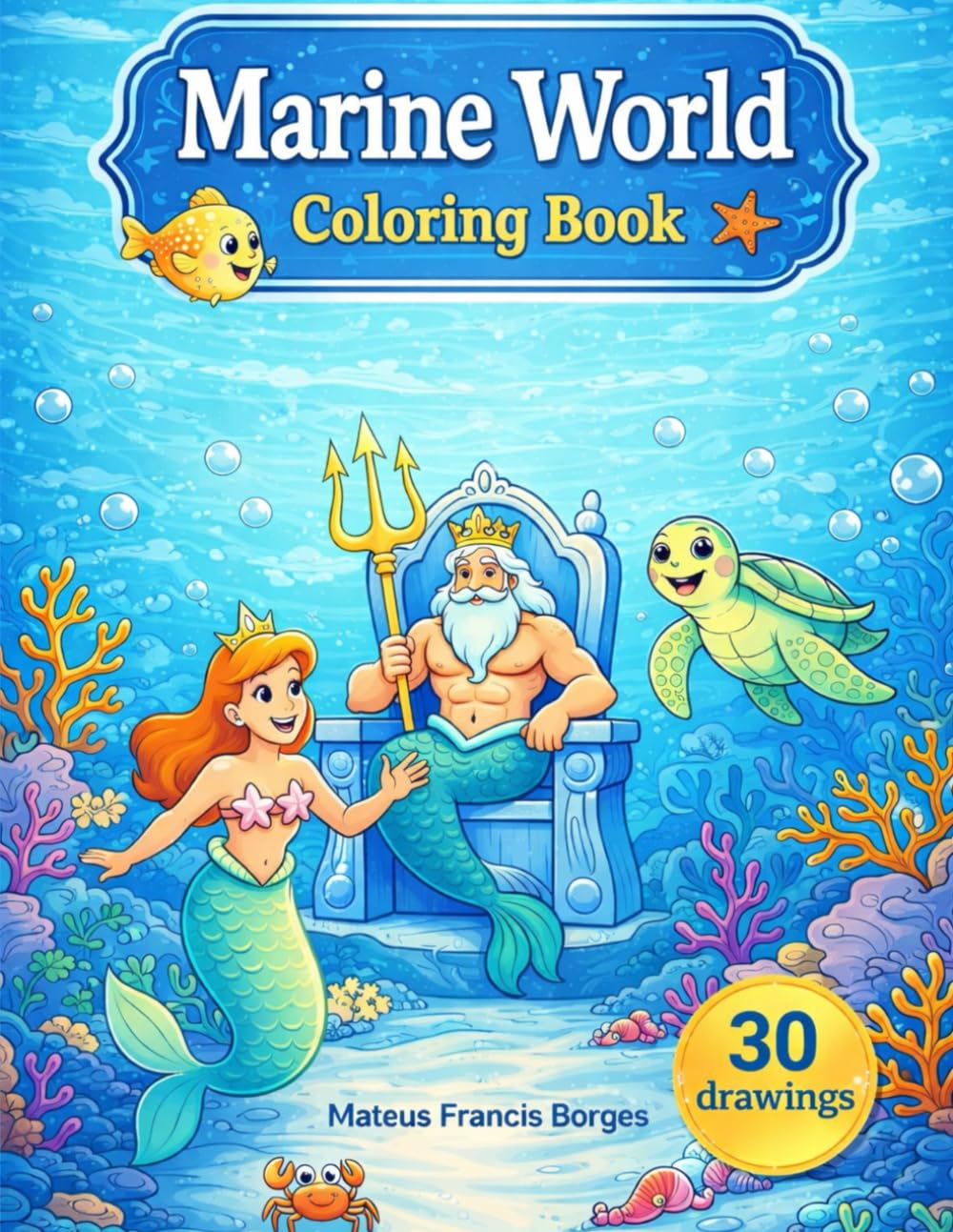 Marine World – Coloring Book: Coloring Book