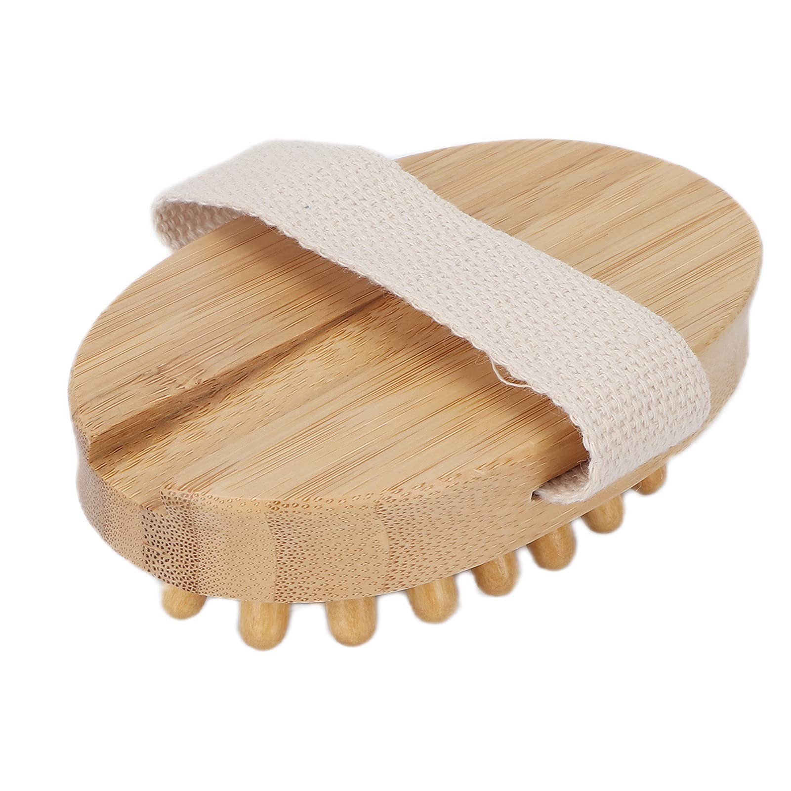 01 02 015 - Massagebrste, sanfte Ermdungslinderung, komfortable  Massagebrste, Bambus-Gummi-Gassack fr die Reise, fr Zuhause, frdert  Durchblutung, Reinigung, Stoffwechsel : Amazon.de: Drogerie & Krperpflege