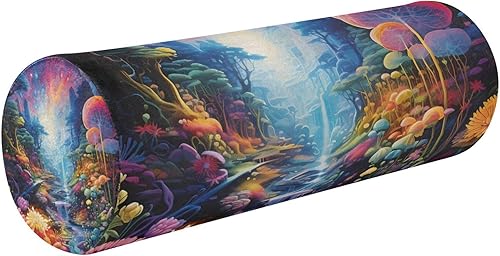 Colorful Bolster Pillow Spa Neck Roll Pillow Support Small Round Pillows for Neckroll Decorative Pillows Long Cylinder Pillow