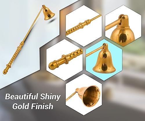 Miniatura 3 de ARSUK Snuffer de velas, extintor de incendios con mango largo para extinguir velas de forma segura, acero inoxidable, 12 x 2 pulgadas (mango de