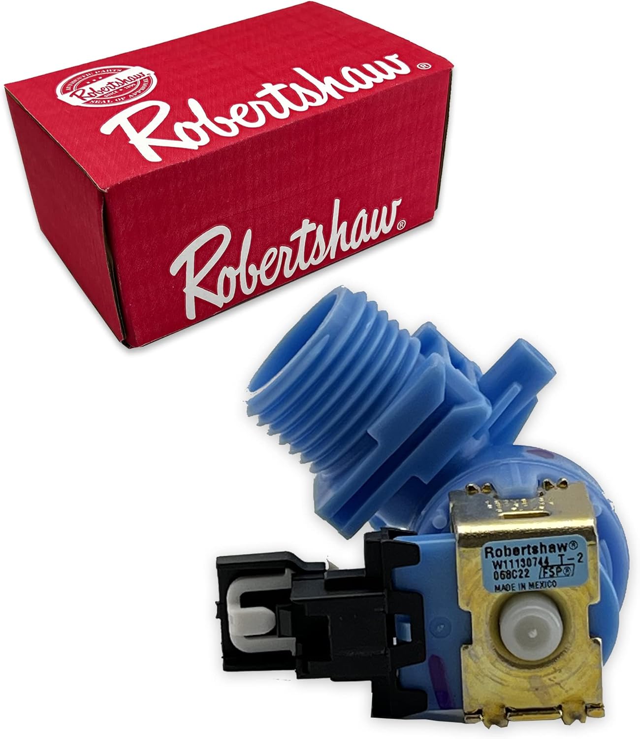 [W10327249 Valve OEM Mania] W10327250 W10327249 ((Mfg #W11175771) NEW OEM Produced for Dishwasher Water Inlet Valve Replacement Part - replaces W10195047 W10327250 W10872255 W11130744