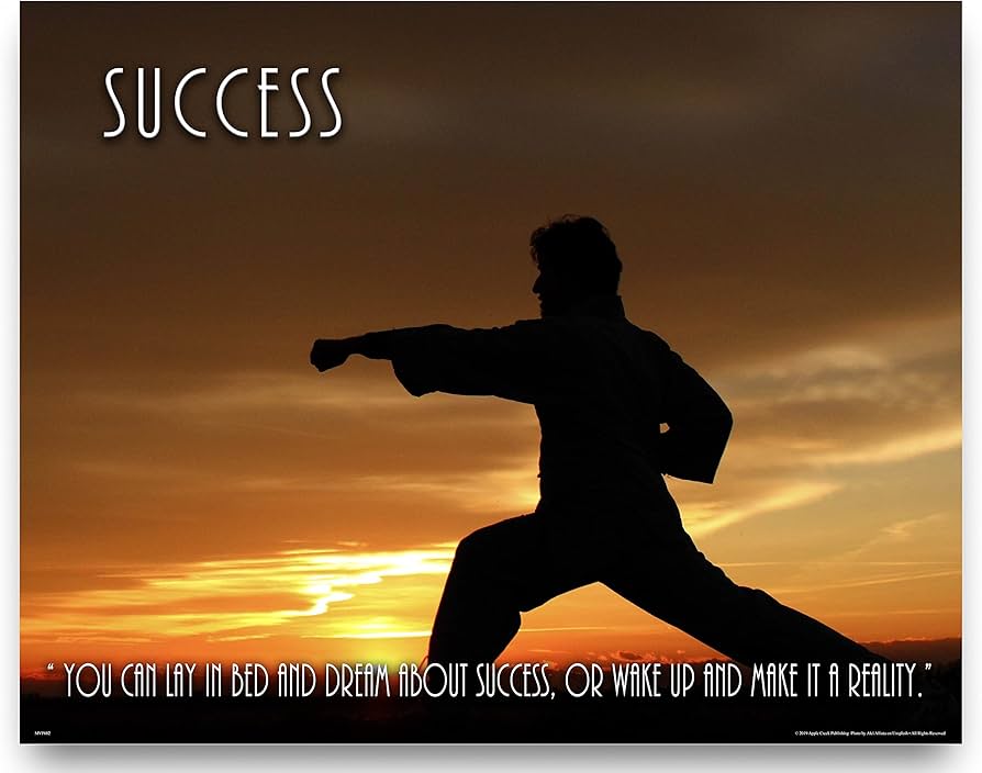 amazon-com-apple-creek-martial-arts-class-motivational-poster-art-print-11x14-success-karate-judo-taekwondo-mma-black-belt-posters-prints