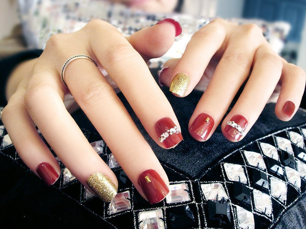 Meniliths 24pcs 3d False Nails Dark Red Nails Fake Full | Desertcart Brunei Meniliths 24pcs 3d False Nails Dark Red Nails Fake Full | Desertcart Brunei