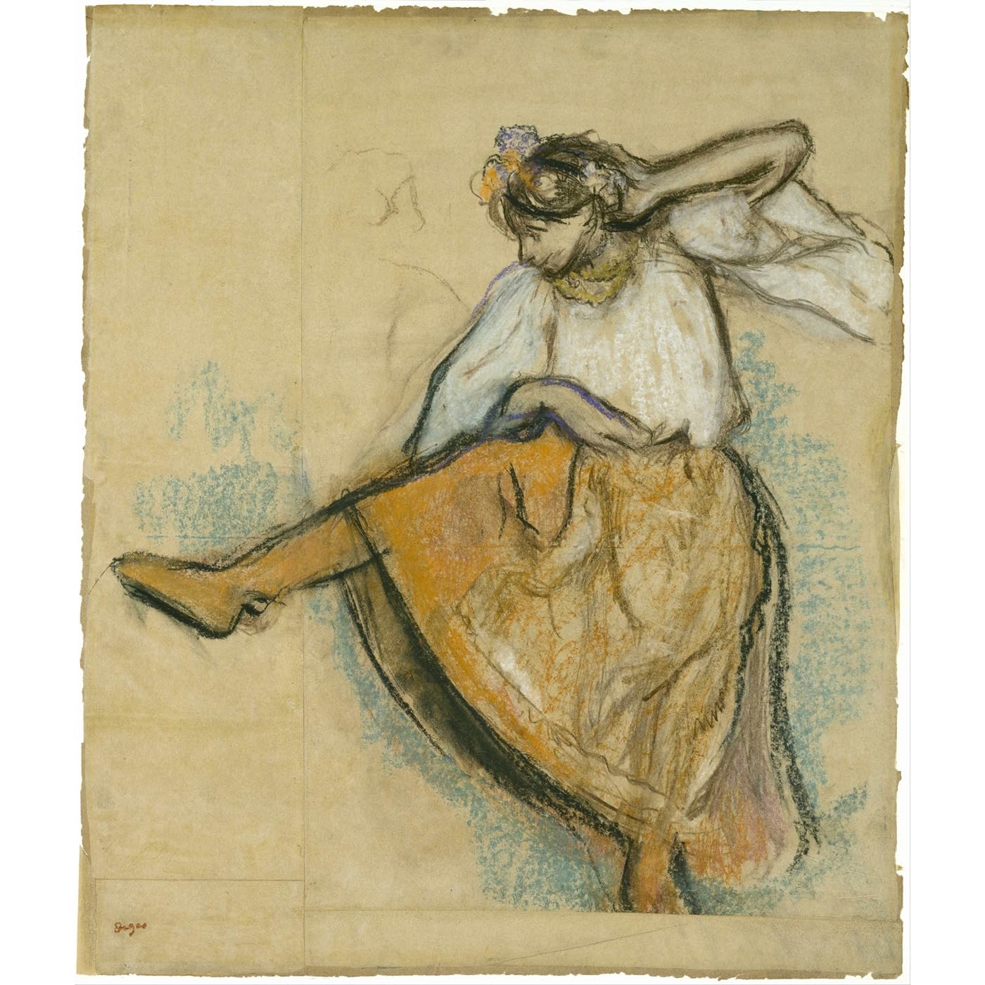 Degas La danseuse russe impression giclée roulée ARTICULOZY 61x81 cm