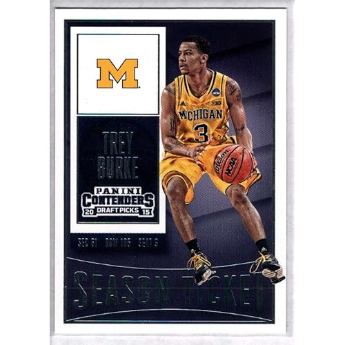 Basketball NBA 2015-16 Panini Contenders Draft Picks Season Ticket #92 Trey Burke NM-MT