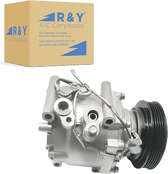 RYC Automotive Air Conditioning Compressor FG553 (Fits Honda Prelude 2.2L, 2.3L 1992, 1993, 1994, 1995, 1996)