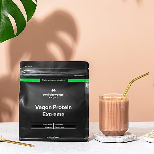 Miniatura 6 de Protein Works - Vegan Protein Extreme  Polvo alto en proteínas  Batido a base de plantas  Vainilla suave  2.20 libras