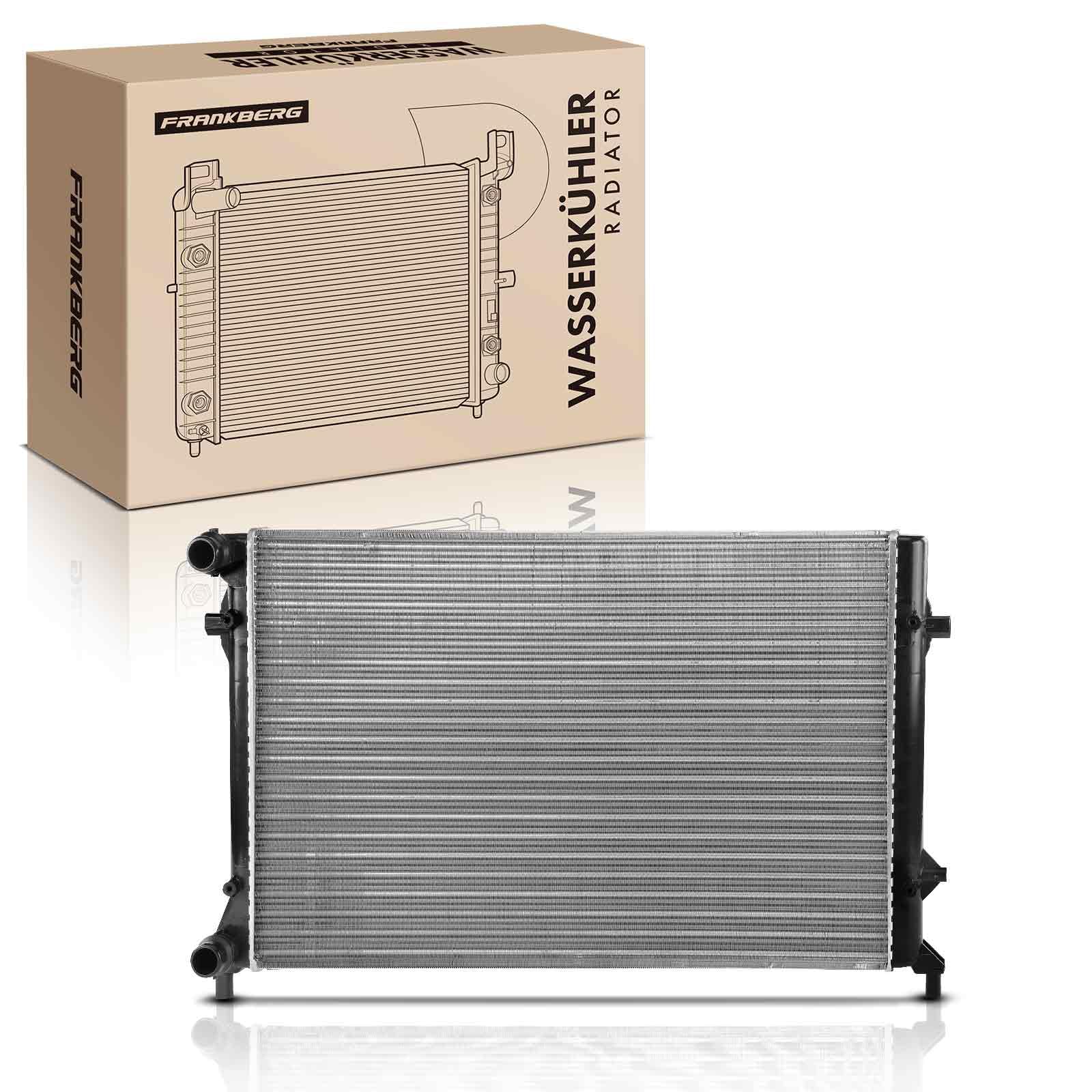 Frankberg Kühler Wasserkühler Motorkühler Schaltgetriebe Kompatibel mit A3 8P1 1.6L 2.0L 2003-2012 Altea 5P1 1.4L 1.6L 2.0L 2004-Heute O.c.t.a.v.i.a I 1U2 1Z3 Replace# 1K0121251E
