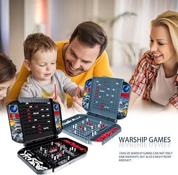 Sea Battle Board Game - Two Player Naval Strategy Tabletop Challenge