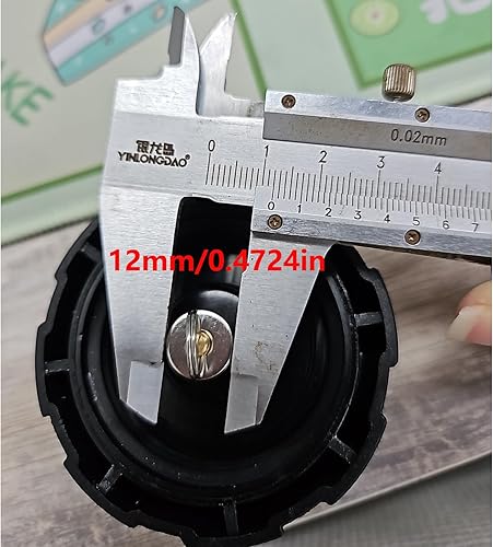 Miniatura 6 de Semetall Tapa del tanque de combustible del motor de barco, 12L y 24L, piezas reemplazables, tapa de gasolina para motor de barco