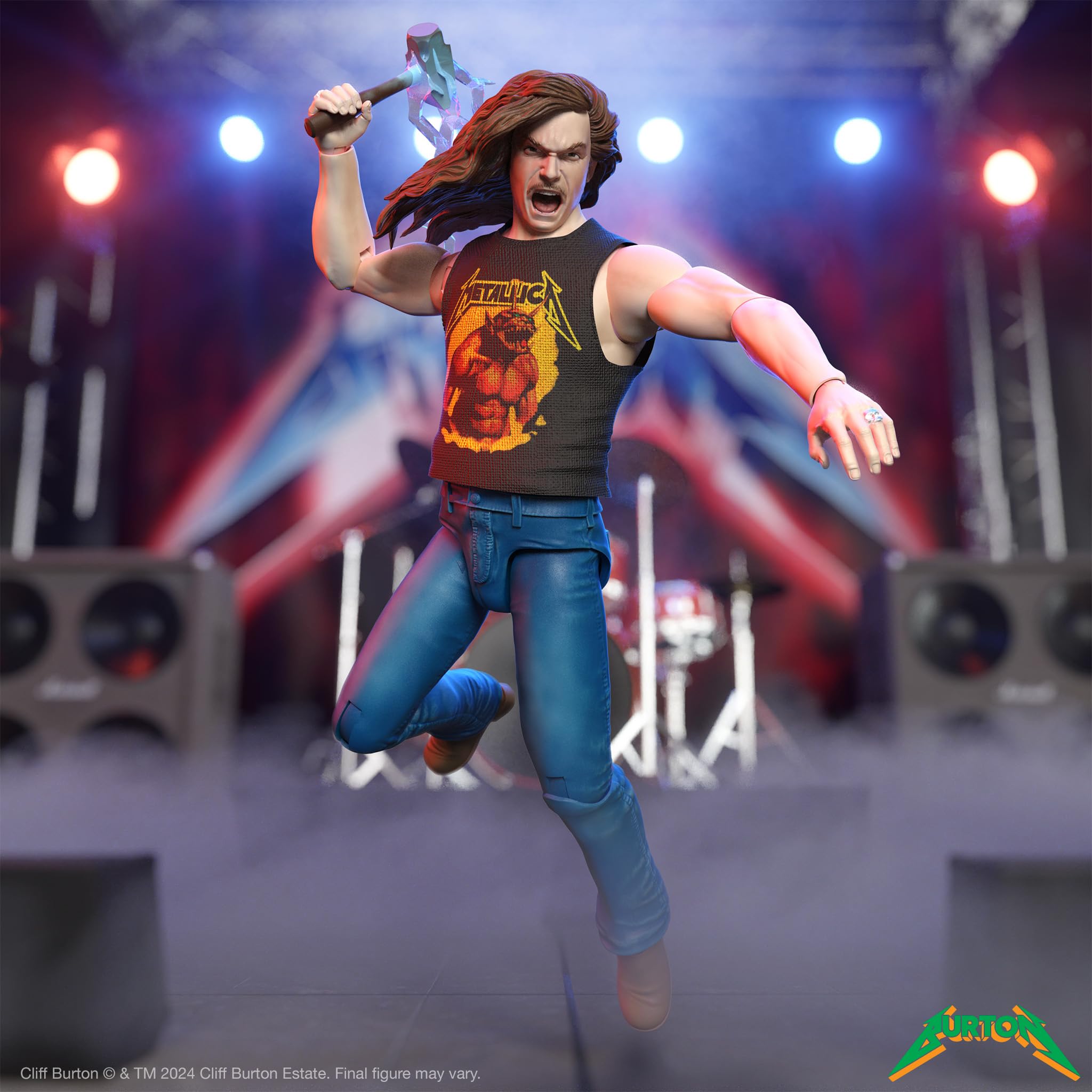 Super7 Cliff Burton (Flannel) ReAction Figure - O Colecionador
