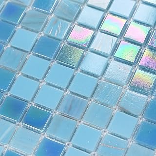 11.5sqft Iridescent Mosaic Tile for Bathroom Wall, Floor and Backsplash,...
