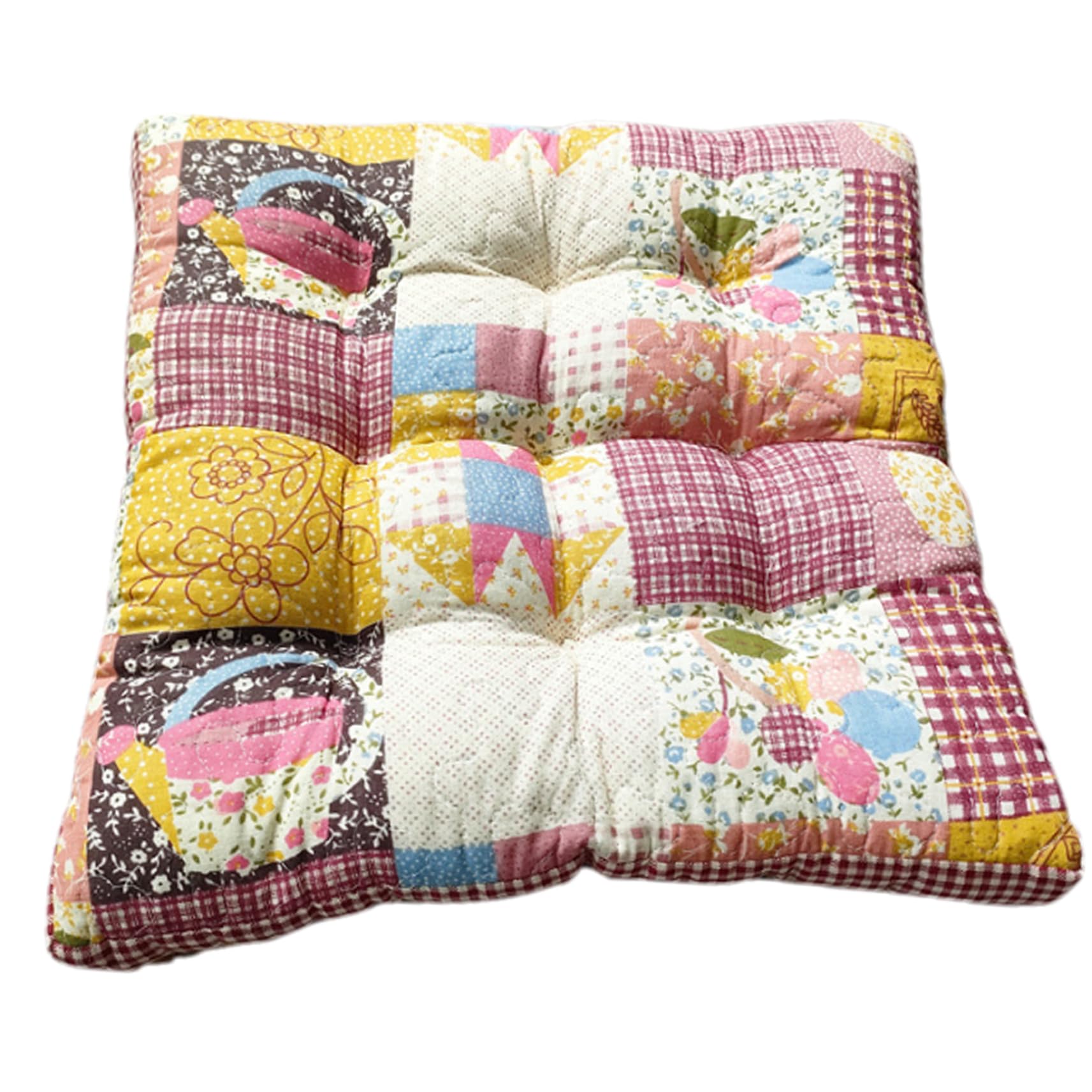 Coussins de chaise salle à manger 15x15 cm coton à nouer