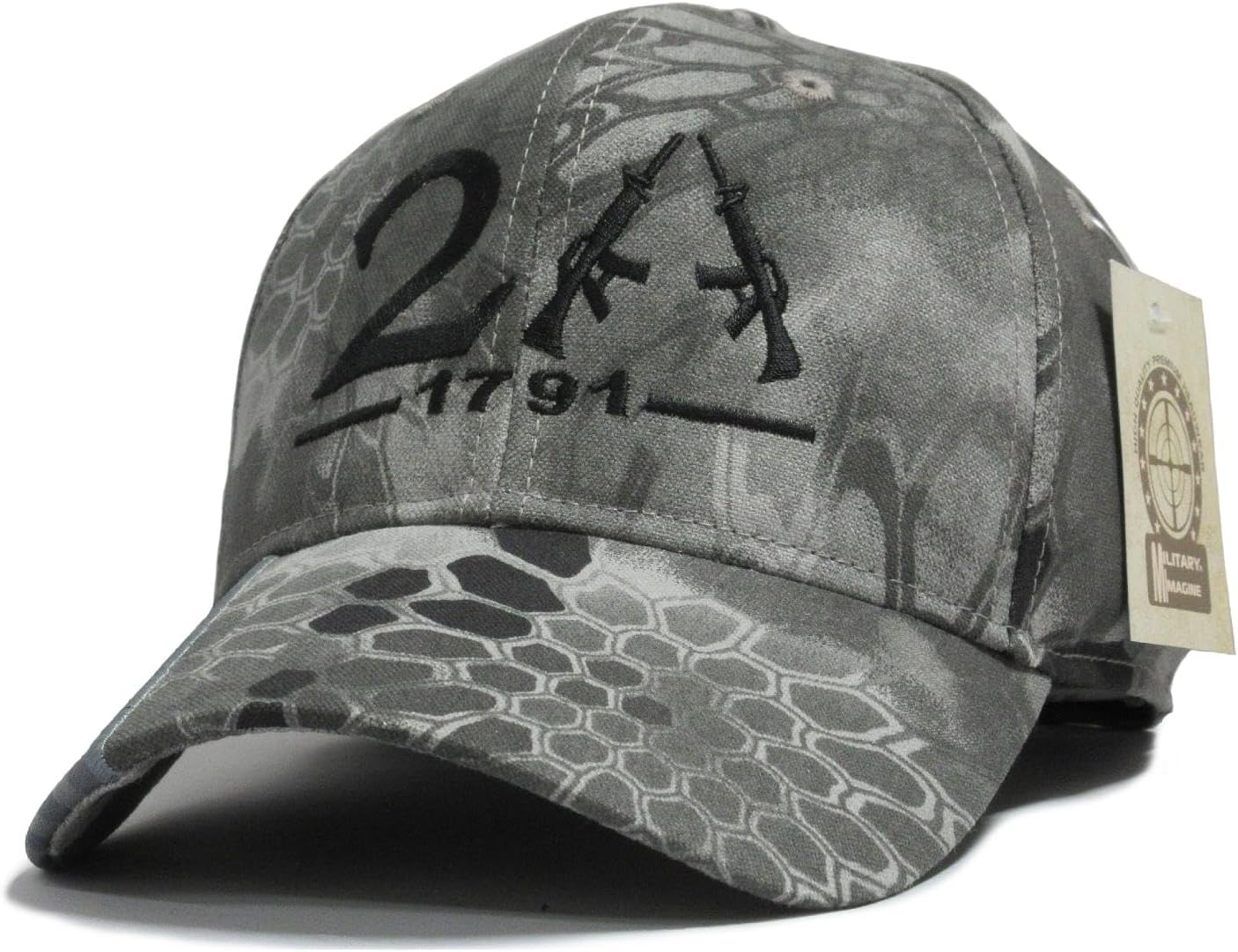 2nd Amendment 1791 AR-15 2A Style Raid/Black Color Hat Cap