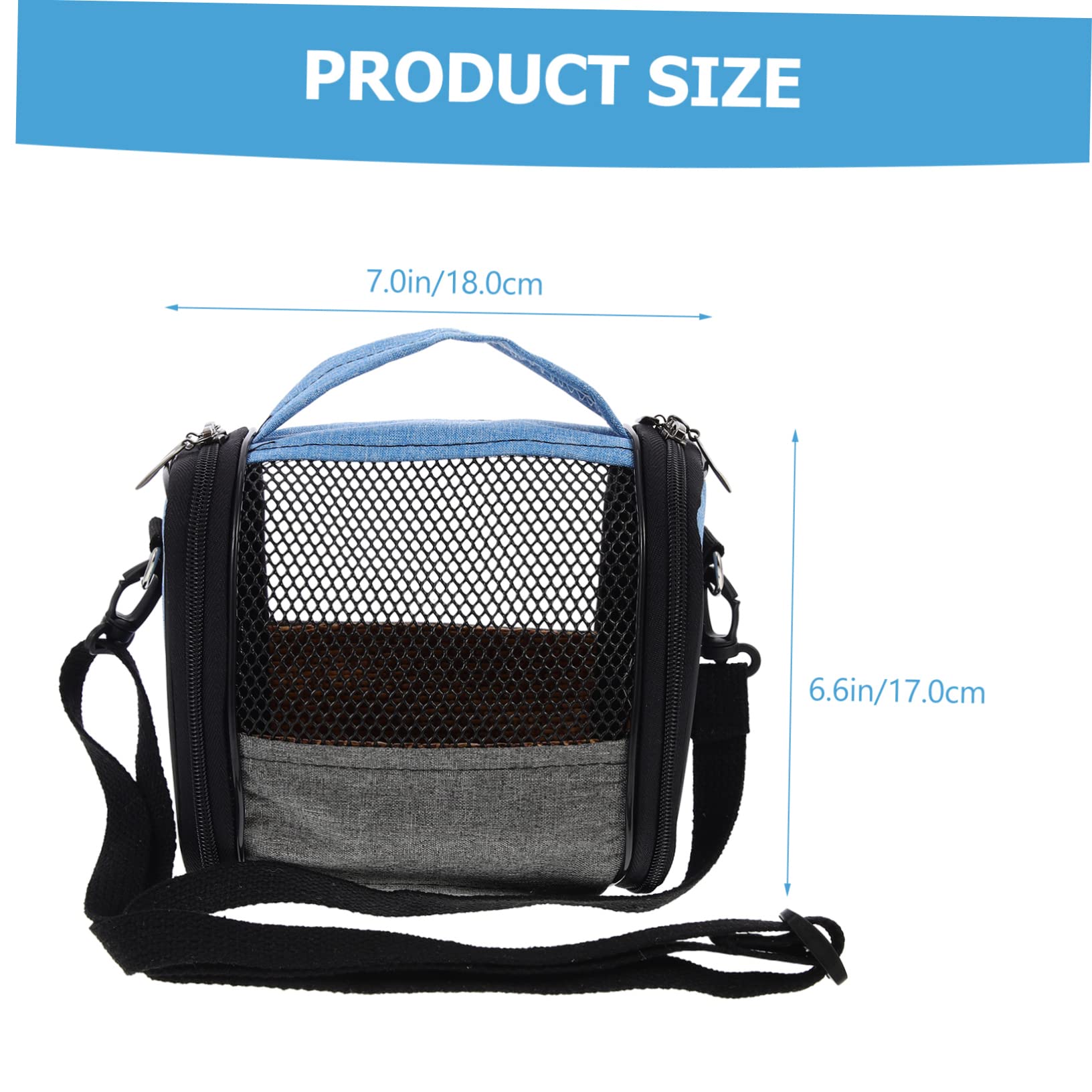 BUGUUYO Outdoor Parrot Carrier Bag Bird Cage Travel Carrier Pet Bird Removable Strap