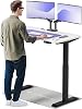 Desktronic HomeOne Standing Desk 120x60cm – Dual Motor Electric Height Adjustable Desk with USB & USB-C Charging, 3 Memory Presets & Touchscreen Controller – Home Office